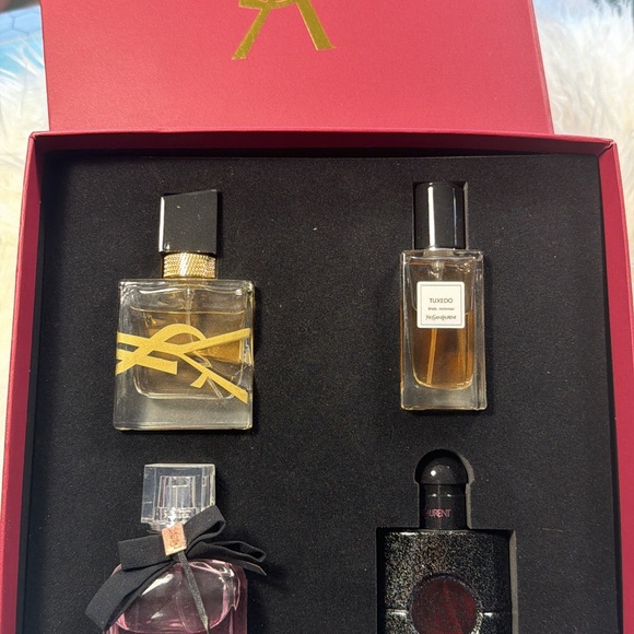 Yves Saint Laurent Mini Fragrance Set — Black, Pink & Gold - Picture 2 of 6